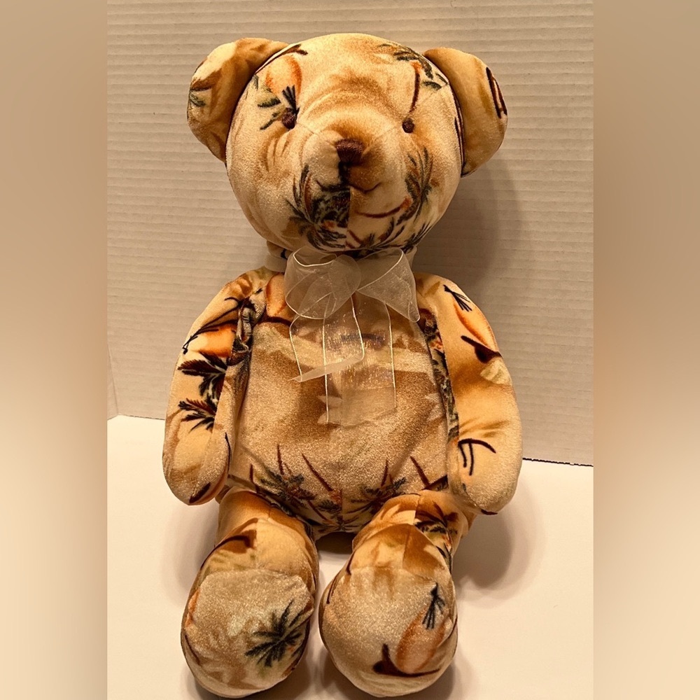 Bestever Tropical Print Teddy Bear Plush